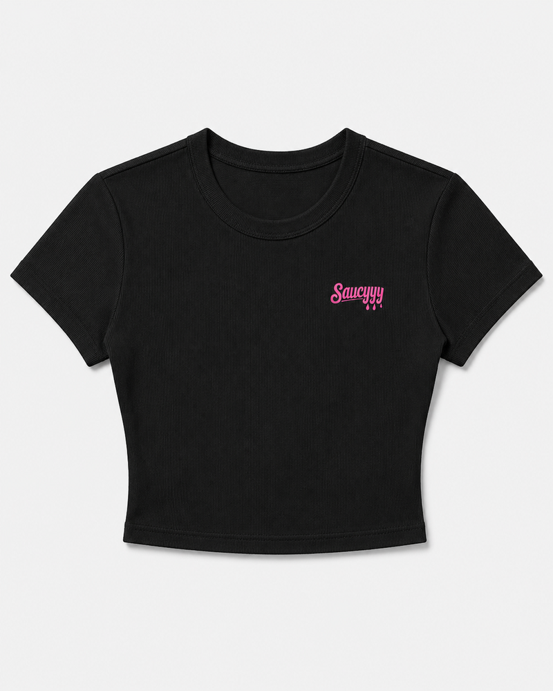 SAUCYYY WOMEN'S ARCHIVE CROP TOP